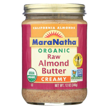 Maranatha Nut Bttr Almnd Raw Org