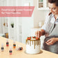 DecorRom Luster Dust Edible Set - 5 Food Grade Shimmer Powders in Spray Bottles - 5 Colors - Gold