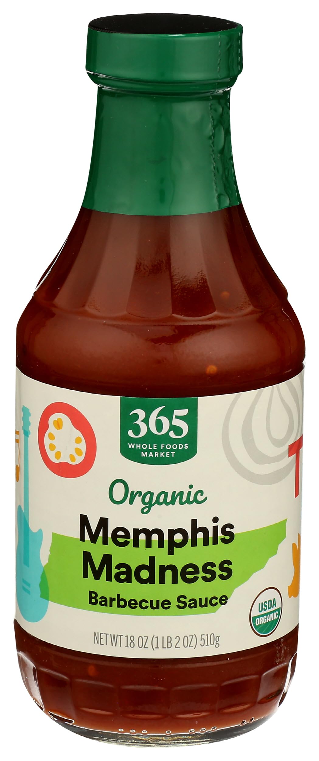 365 by Whole Foods Market, Organic Memphis Madness Barbecue Sauce, 18 Oz