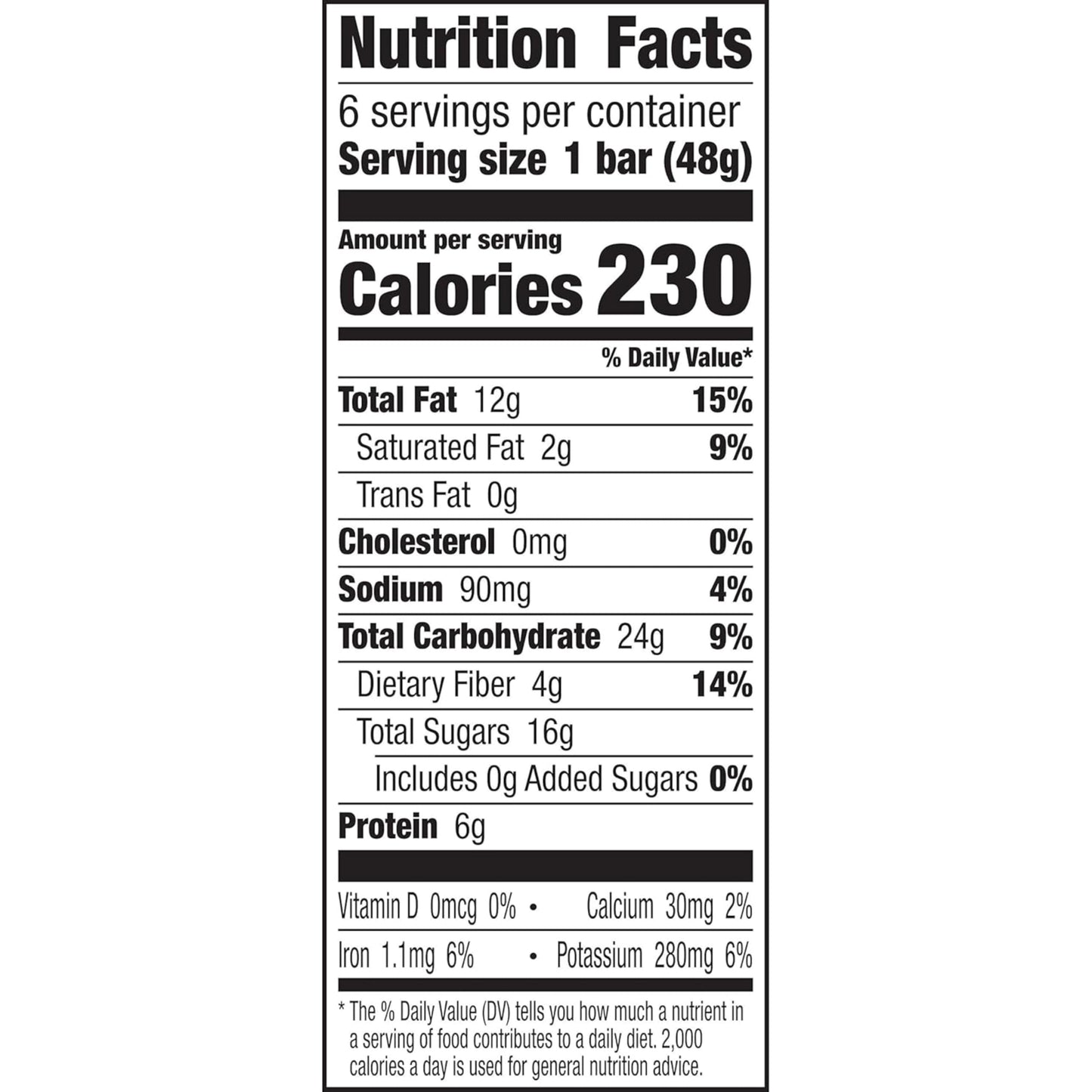 Larabar Peanut Butter Cookie, Fruit and Nut Bars, Gluten Free and Vegan, 10.2 oz, 6 Ct
