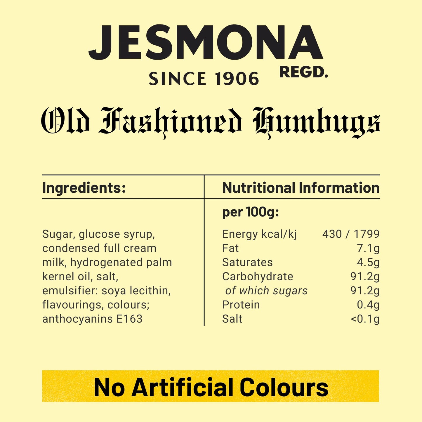 Jesmona Old Fashioned Mint Humbugs Candy | Imported from UK | Classic British Sweets for Birthday & Holiday | Gift English Toffe