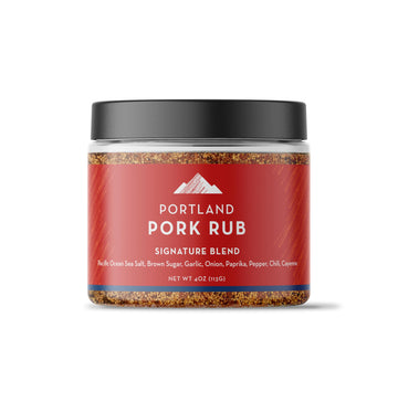 Portland Salt Co. Pork Rub BBQ Spice Blend - Sweet, Smoky, Non-GMO, 4 Oz