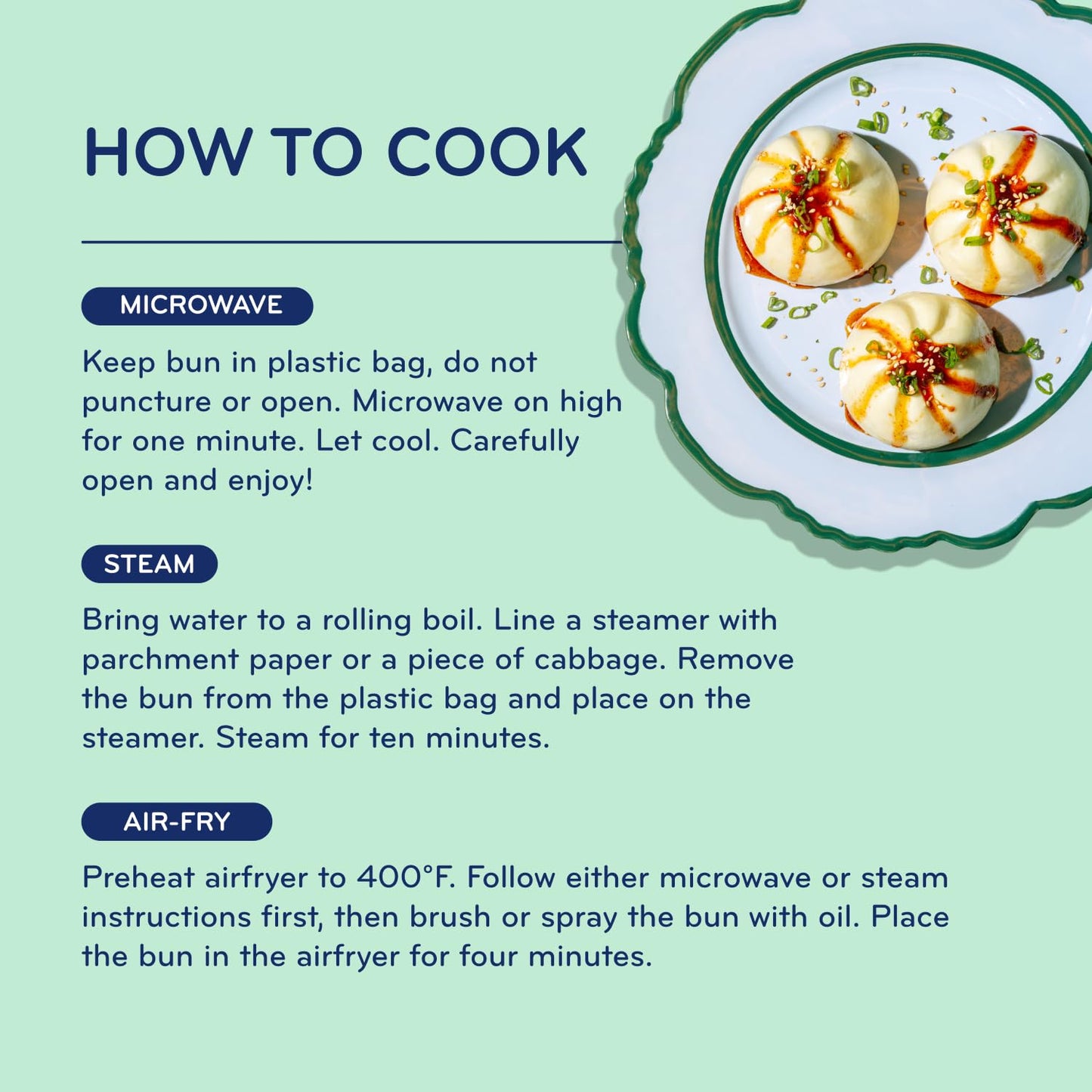 Laoban Dumplings?Spicy Beef Bao Buns?Made with Grass-Fed Beef, Onion, Chili, and Cumin?Frozen Meals Made from Scratch | No Artif
