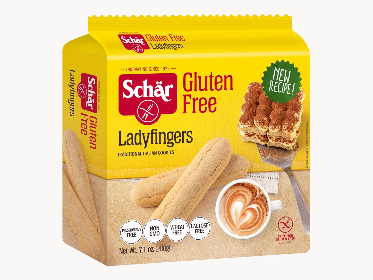 Schr Gluten Free Ladyfingers, 5.3 oz., 4-Pack