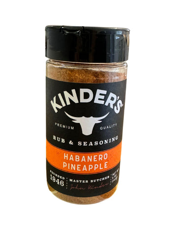 Kinder's Habanero Pineapple Seasoning, Adds Spicy and Sweet Flavor to Dishes, 5.9 Ounce (Pack of 1)