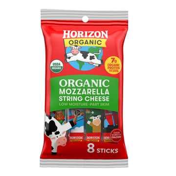Horizon Organic Mozzarella String Cheese, 8 oz. Pack, 8 Sticks