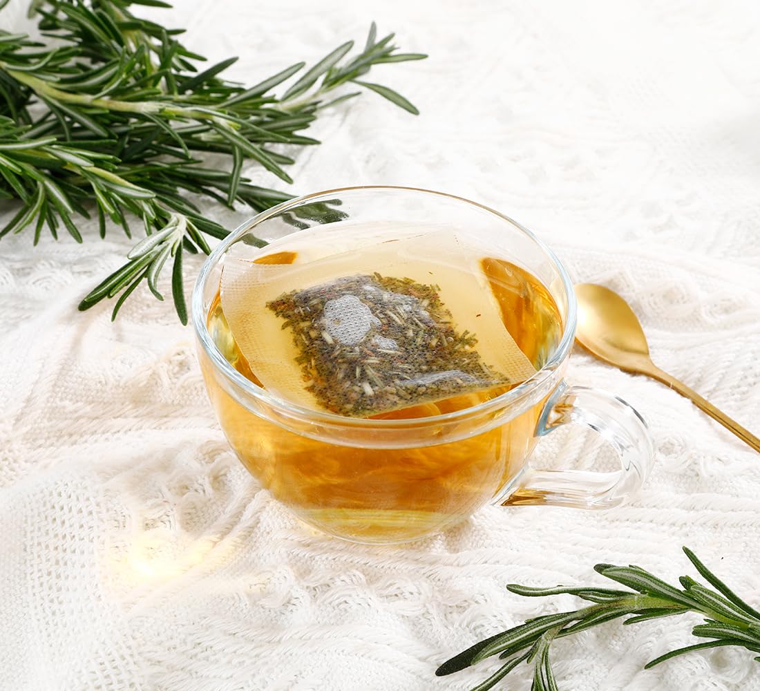 ULTHMOK Premium Rosemary Tea Bags - 100% Pure Natural Rosemary, Caffeine Free, 100 Count