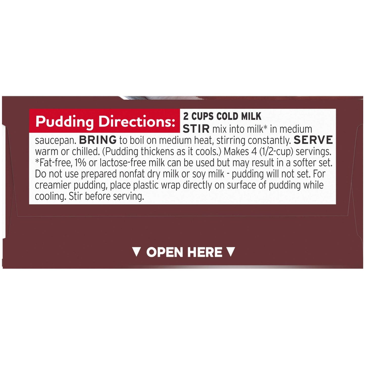 Jell-O Chocolate Cook & Serve Pudding & Pie Filling 3.4 Oz (96G) 4-Pack