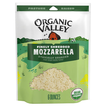 Organic Valley Organic Finely Shredded Mozzarella Cheese, 6 oz
