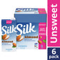 Silk Shelf-Stable Almond Milk, Unsweetened, Dairy-Free, Vegan, Non-GMO Project Verified, 1 Quart (Pack of 6)