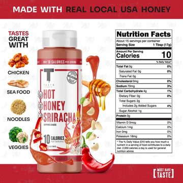 Taste Flavor Co. Grilling, Dipping Sauce And Marinade, Great Tasting, Low-Calorie Sauces, Keto Friendly, No Oils (5 Pack, Hot Ho