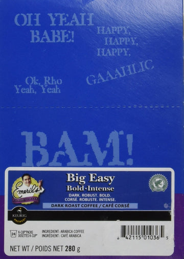 Emeril'S K-Cups, Big Easy Bold, 25 Count, 0.85 Ounce Box (Pack Of 2)