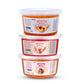 3 Flavors Popping Boba Pearls Bursting Tea Balls Drink & Dessert Topping Passion Fruit, Strawberry, Peach, Flavored Bubble Tea P
