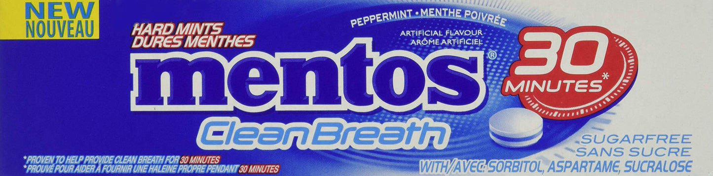 Clean Breath Mints, Peppermint, 30 Pc/Pack Of 12, Package