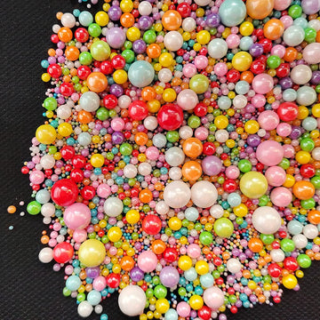 Eastron Edible Mixed Pearl Sugar Sprinkles Candy Mixing Size Baking Cake Decorations Cupcake Toppers Cookie Decorating Celebrati