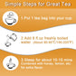 FullChea Fenugreek Seed Tea Bags - Non-GMO, Caffeine-Free, 40 Count, 3g/bag - Supports Digestion