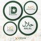 Cedar Pastries 19Pc Pistachio, Cashew, & Walnut Baklava Assortment - Kosher & Halal Certified - Small Box