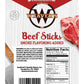 WEAVERS Beef Sticks - Original Mild Flavor, 7 Length, 40oz Bag (80 Sticks), 2.5 Pound Pack
