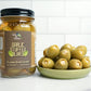 Green Jay Gourmet Stuffed Olives - Garlic & Blue Cheese - 32 Ounces - All Natural