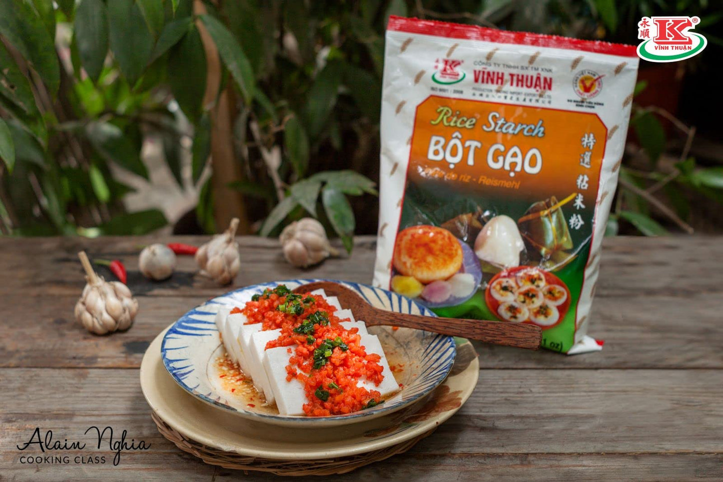 Vinh Thuan - Rice Starch - Gluten Free - Bot Gao, 1 Bag (14.1 Oz)