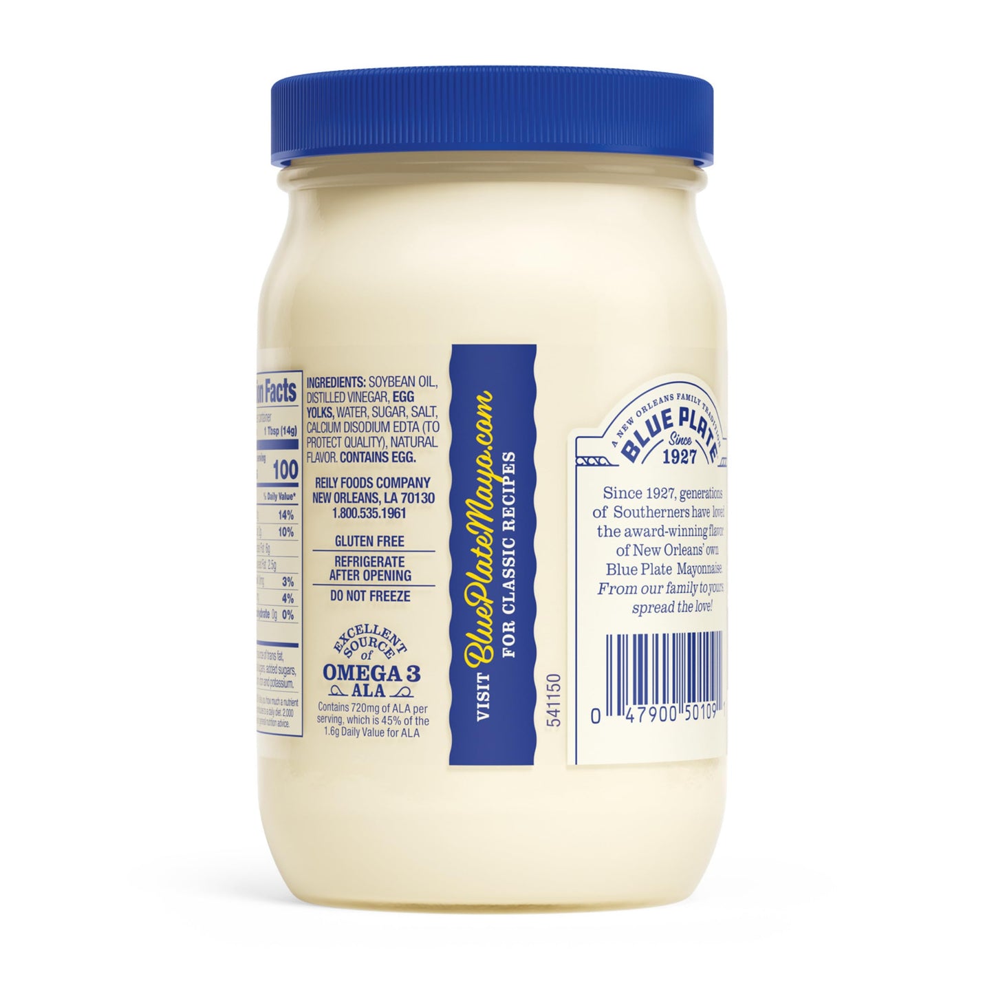 Blue Plate Real Mayonnaise, 8 Fl Oz Jar (Pack of 12)