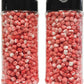 Sarahs Candy Factory Dehydrated Peppermint Marshmallow Bits, 2.7 Oz (2 Pack), Reusable Jar, Large, Peppermint Color