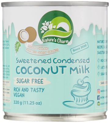Nature'S Charm Sweetened Condensed Coconut Milk, Vegan, Lactose Free - 11.25Oz Pack Of 6. Rich And Tasty Combo With Kc Commerce