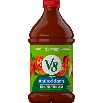 V8 Antioxidants Original Vegetable Juice, 46 Fl Oz Bottle, Essential Antioxidants, Model 200000020612