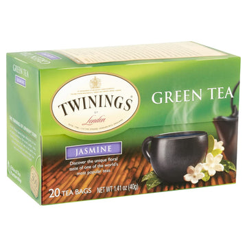 Twinings Tea Green Tea - Jasmine - Case Of 6 - 20 Bags