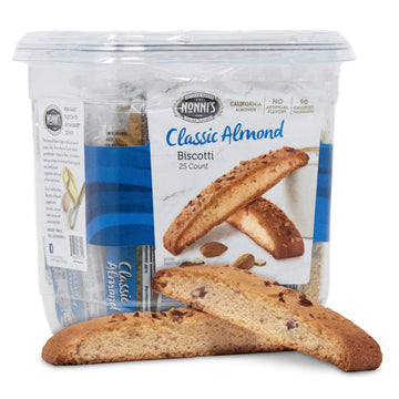 Nonni's Originali Biscotti Italian Cookies - Biscotti Individually Wrapped Cookies - Italian Biscotti Cookies Made with Premium 