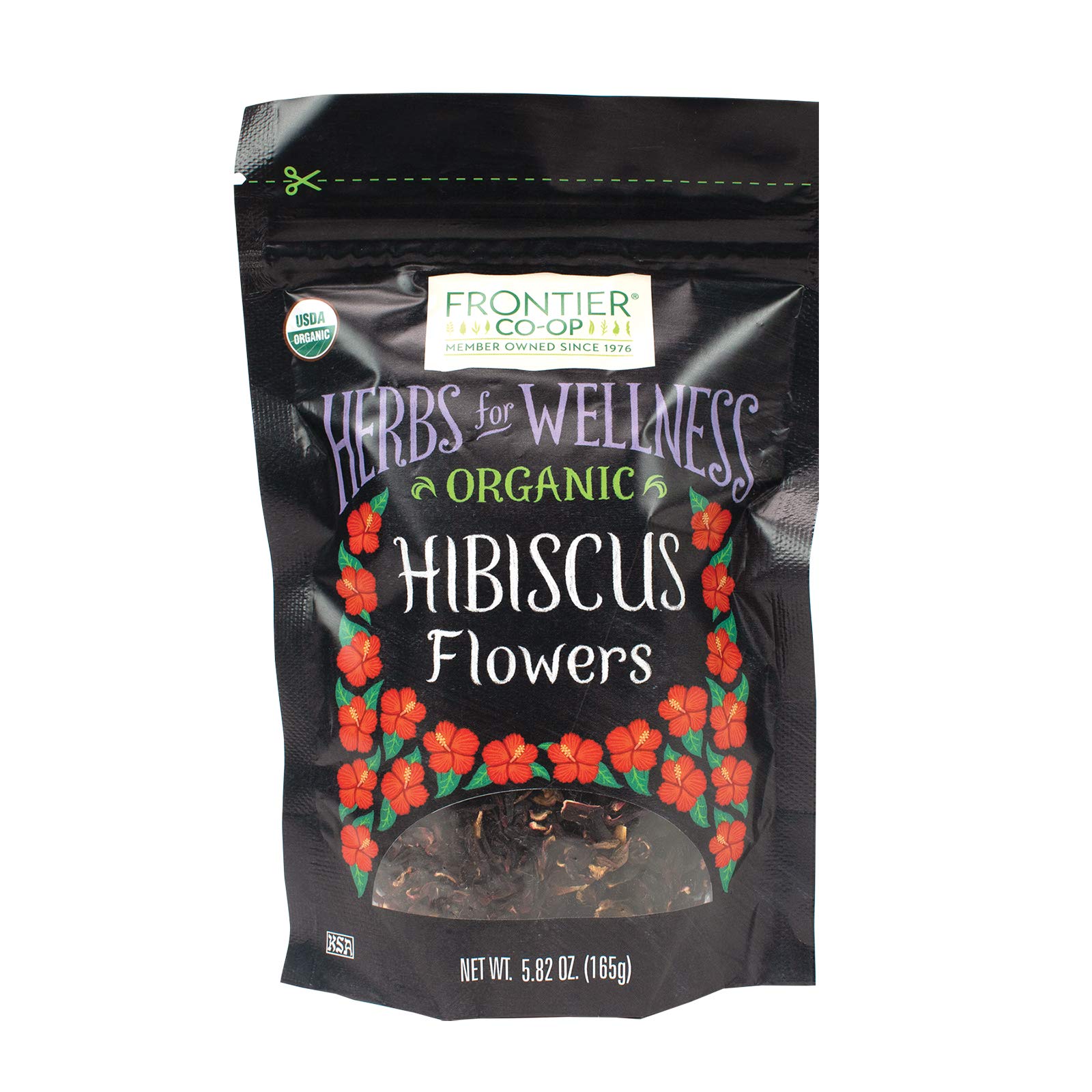 Frontier Co-Op Organic Cut And Sifted Hibiscus Flowers 5.82Oz