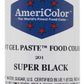 Food Coloring Americolor - Super Black Soft Gel Paste, 4.5 Ounce