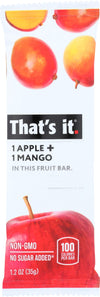 Thats It Fruit Bar, Apple & Mango, 1.2 Oz
