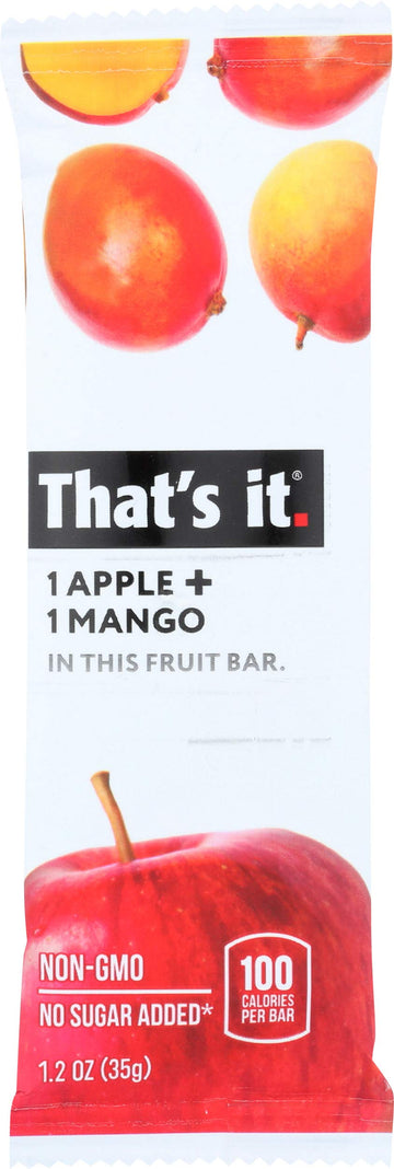 Thats It Fruit Bar, Apple & Mango, 1.2 Oz