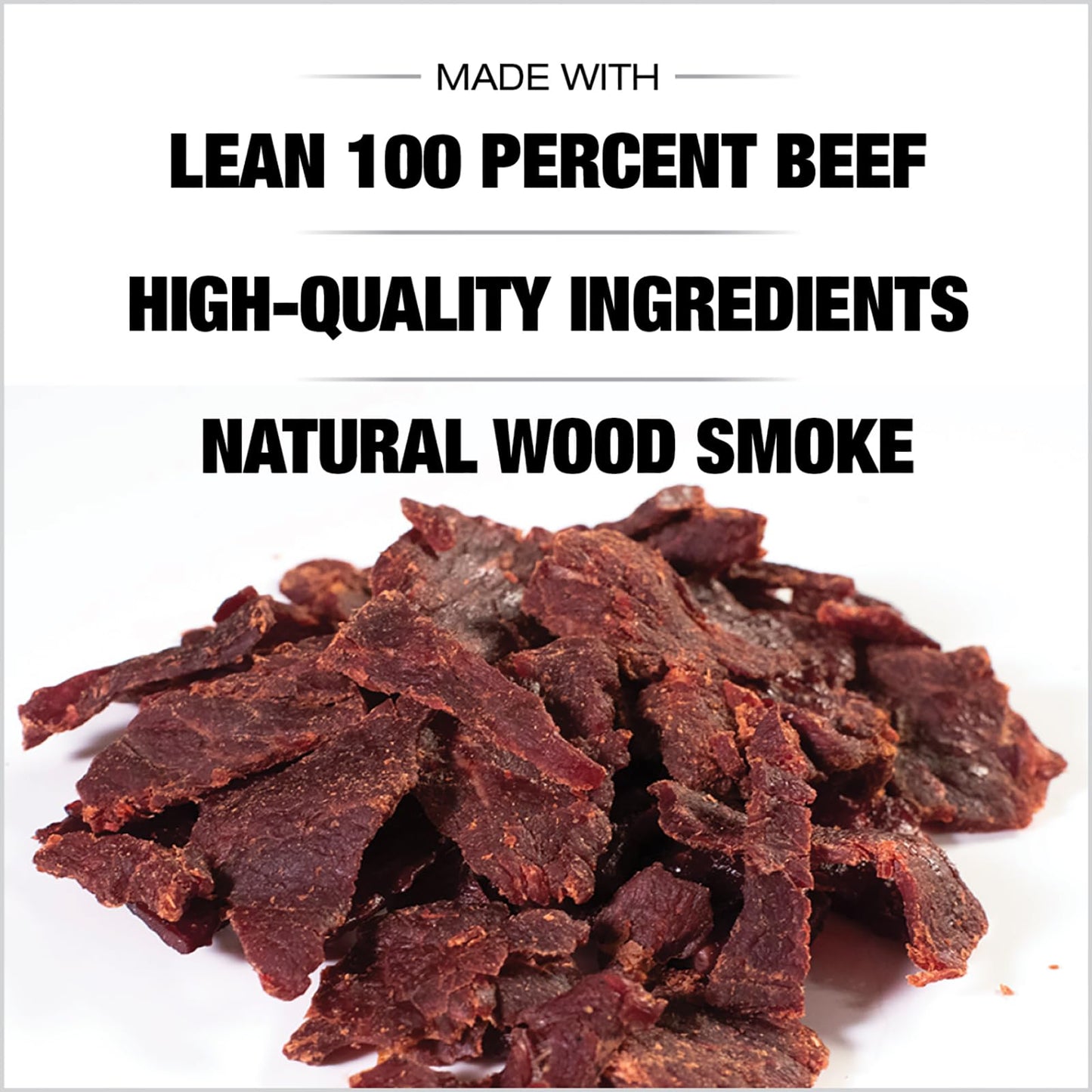 Old Trapper Beef Jerky, Teriyaki, 8 Ounce, 11g Protein, 70 Calories, Tender Meat Snack