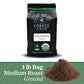 The Bean Organic Coffee Company Mocha Java, Medium Roast, Ground Coffee, 16-Ounce Bag,Café Molido Tostado Organico