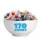 Jaw Breakers - 2 Pound Bulk Pack (About 170 Count) - Assorted Fruit Hard Candy - Individually Wrapped Candy - Lemon, Lime, Cherr