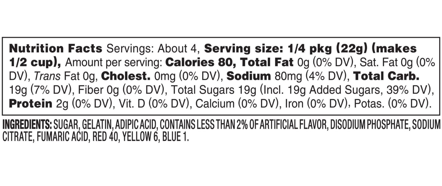 Jell-O, Gelatin Dessert, Peach (Pack Of 6)