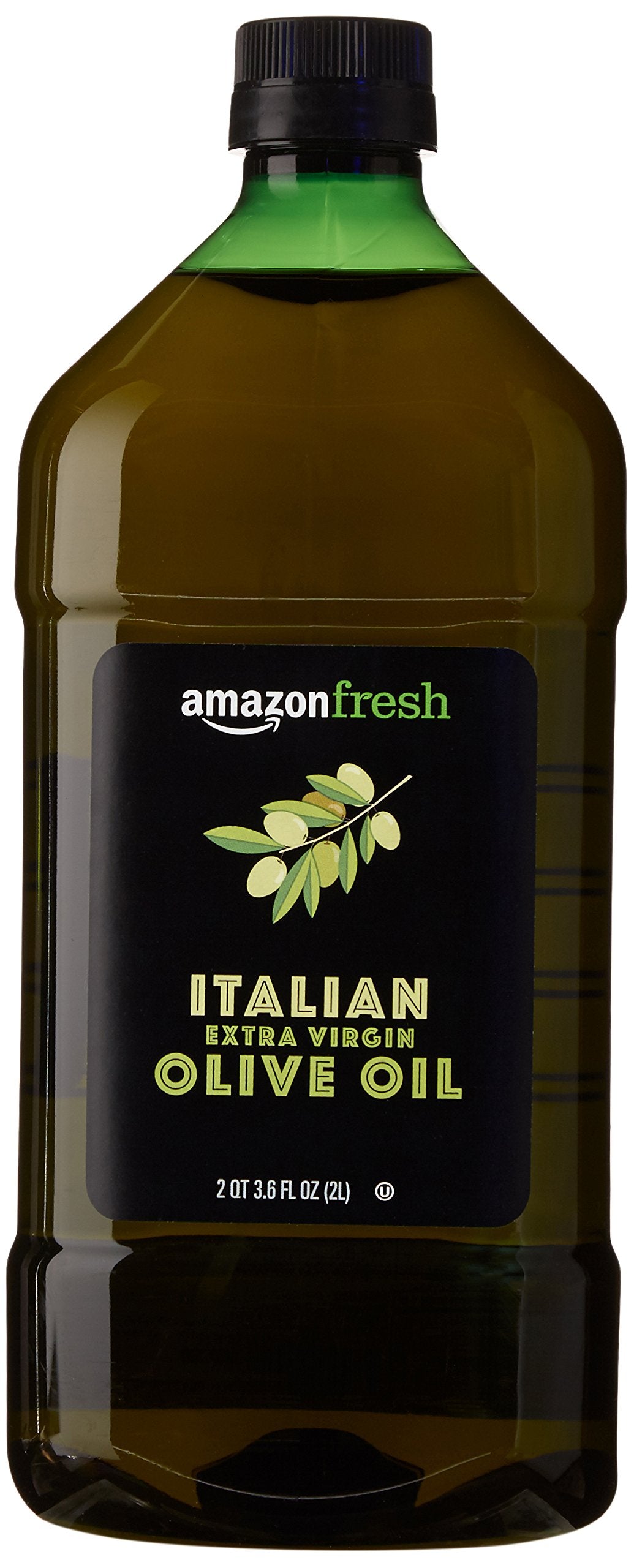 Amazon Fresh Italian Extra Virgin Olive Oil, Cold Pressed, 67.63 Fl Oz (2 Liter), Model 5001