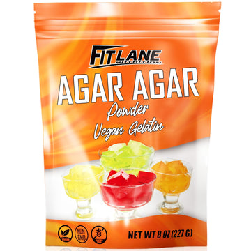 Agar Agar Powder 8oz - Vegan Gelatin Powder Unflavored - For Use in Baking, Vegan Jello, DIY Petri Dishes, as a Thickener and Gu