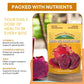 Liberty Orchard Organic Dried Red Dragon Fruit With Fiber- Ideal For Recipes Or A Nutritious Fruit For Busy Lifestyle- Nutrient-