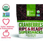 Made In Nature Organic Cranberries, Dried and Unsulfured, 5 Ounce Bag