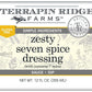 Terrapin Ridge Farms Zesty Seven Spice Dressing - 12 Fl Oz Bottle
