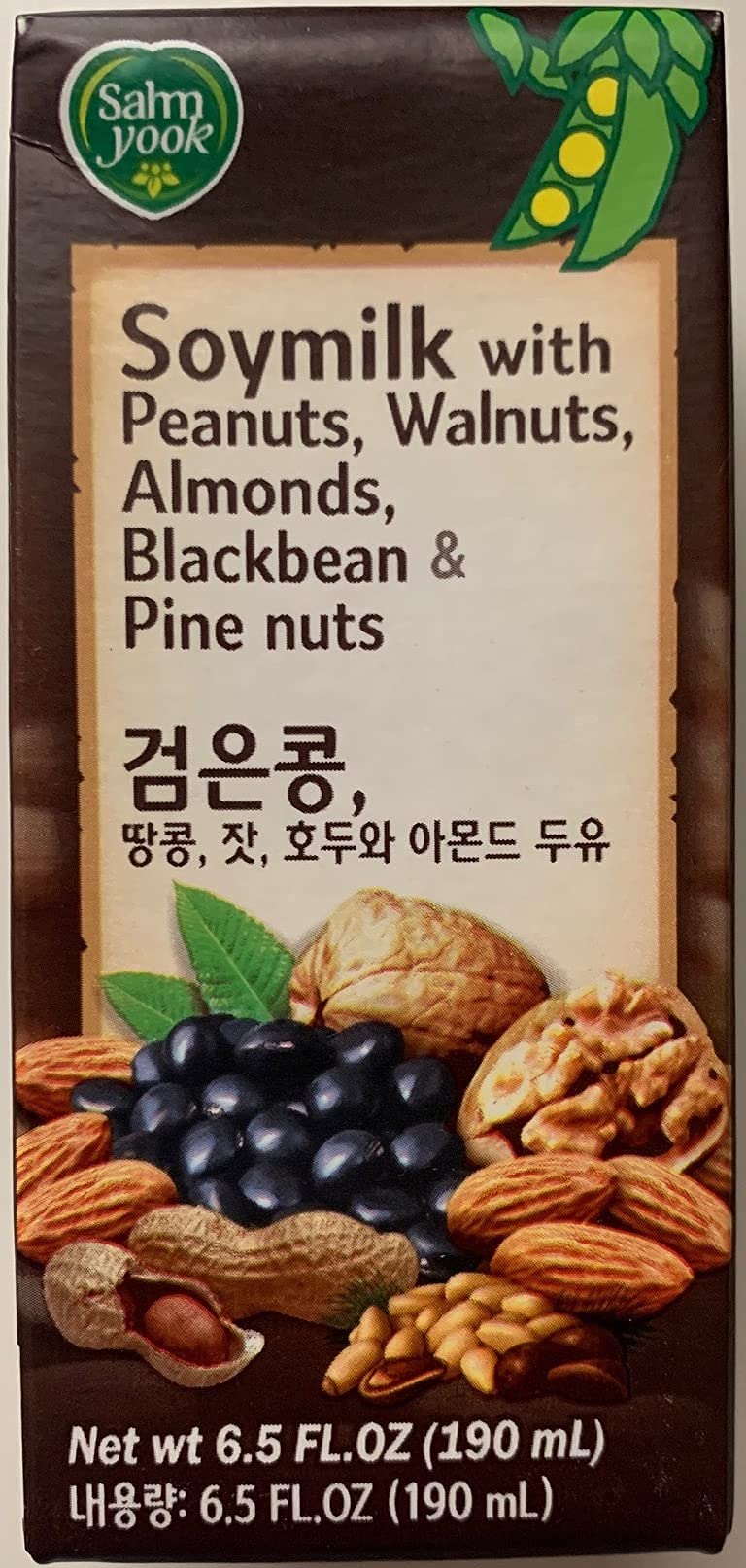 Sahmyook Black Bean With Walnut & Almond Soy Milk (Pack Of 16)
