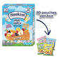 Assorted Easter Mixed Fruit Snacks - Bulk Variety Pack (80 Count) - Soft & Chewy Fruit Bites - 100% Vitamin C - No High Fructose