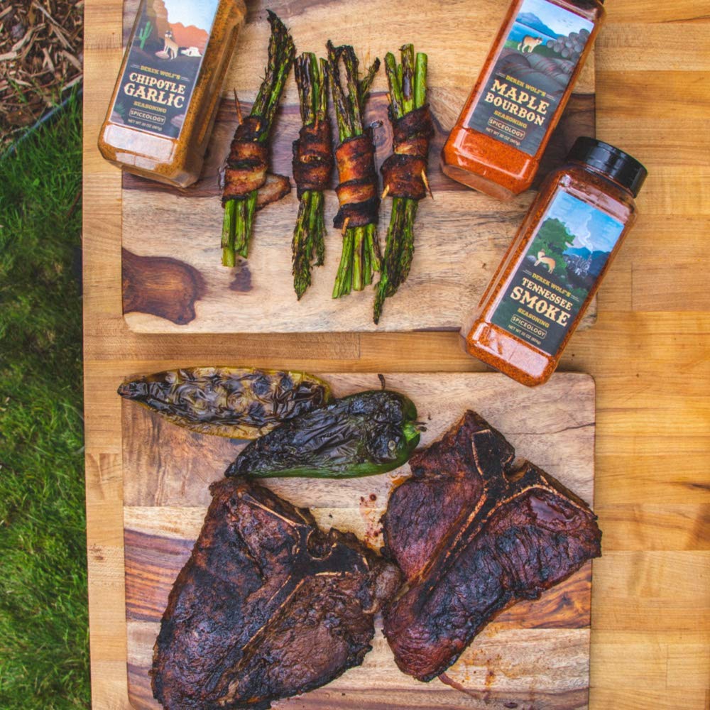 Spiceology & Derek Wolf - Tennessee Smoke BBQ Seasoning - American Barbeque Rubs, Seasonings and Spice Blends - Use On: Steaks,