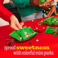 M&MS WORLD Christmas Party Favors (30 Pack)  Printed M&MS With Festive Icons  Christmas Candy for Party   Holiday Snacks  Party Decor
