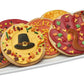 Decopac Harvest Thanksgiving Quins, 18Oz, Fancy Sprinkles In Pumpkin, Leaf & Haystack Shapes, Candy Sprinkles In Handheld Container, Edible Sprinkles For Celebration Cakes, Cupcakes, Cookies