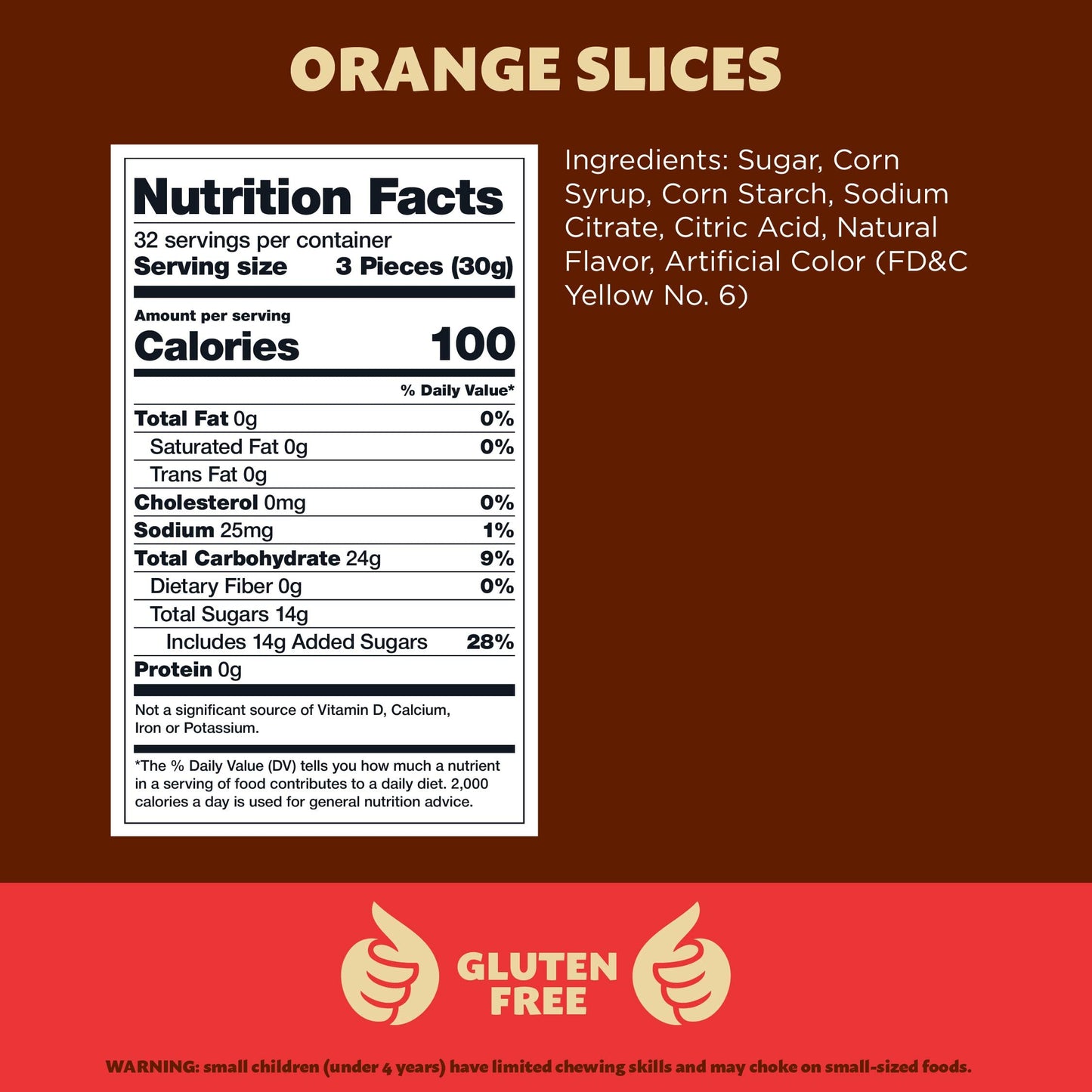 Orange Slices Jelly Candy - 2.2-Pound Bag