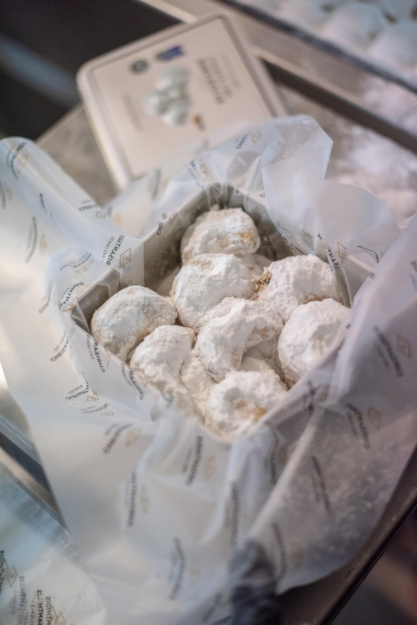 Greek Handmade Cookies (Kourabie) With Whole Almonds 450G/15.8Oz
